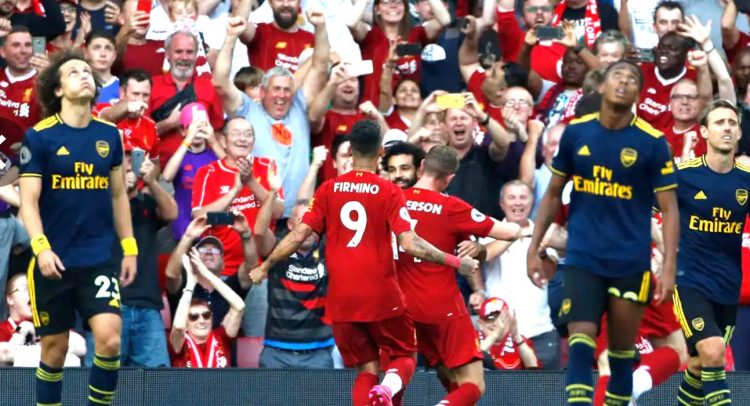 Liverpool dominant against Arsenal, wins 3-1