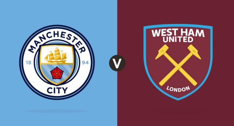 West Ham vs Man City | 5-0 to Man City Logos