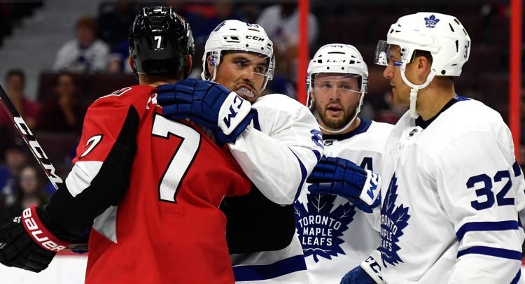 Senators beat Maple Leafs in the second of back-to-back nights, 4-3