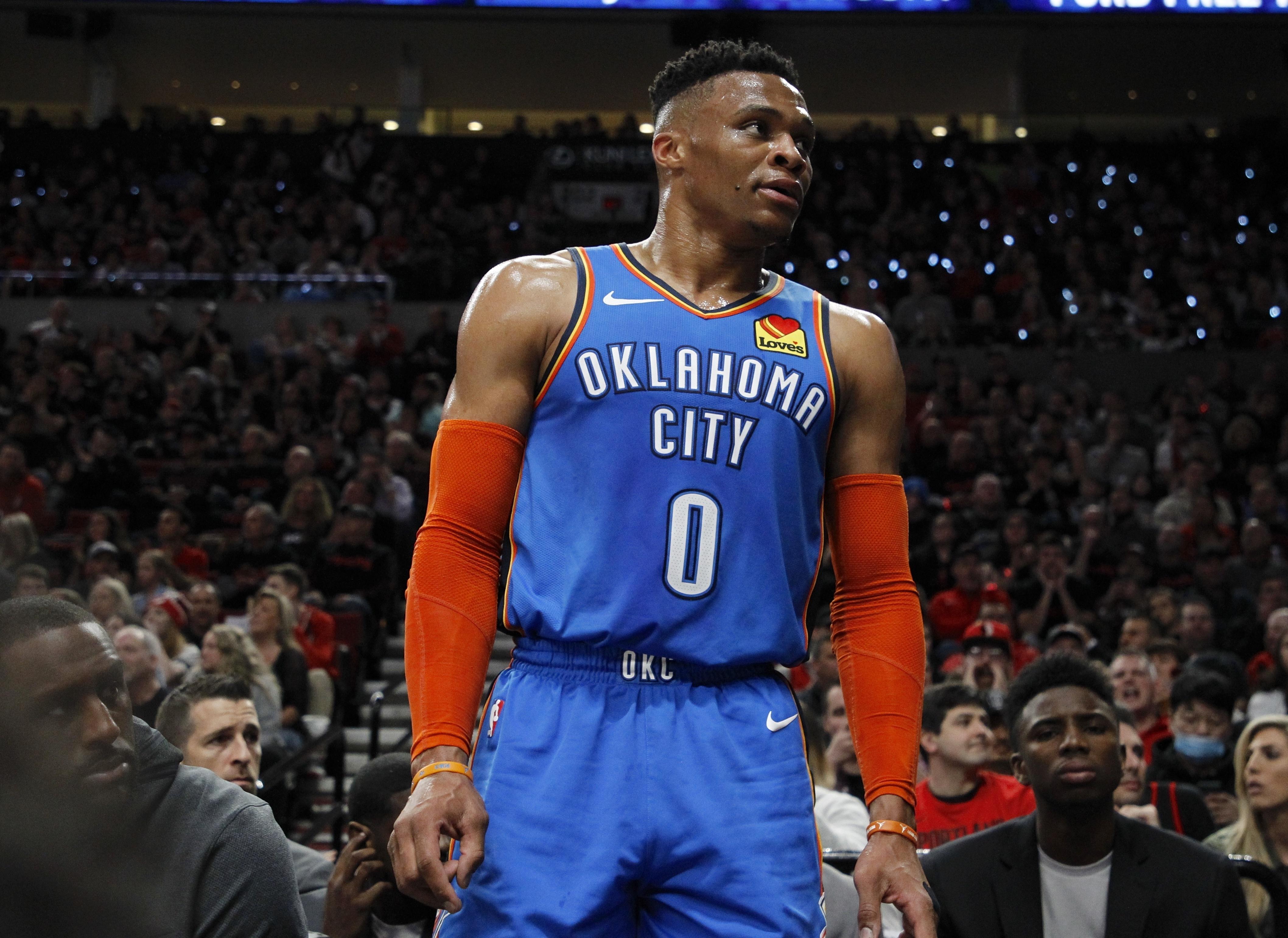 Russell Westbrook Sends a Message to Houston's Rivals