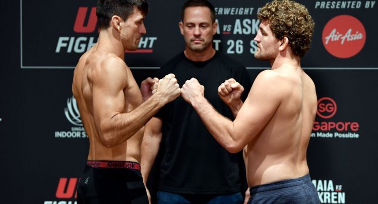 Maia beats Askren at the UFC Singapore