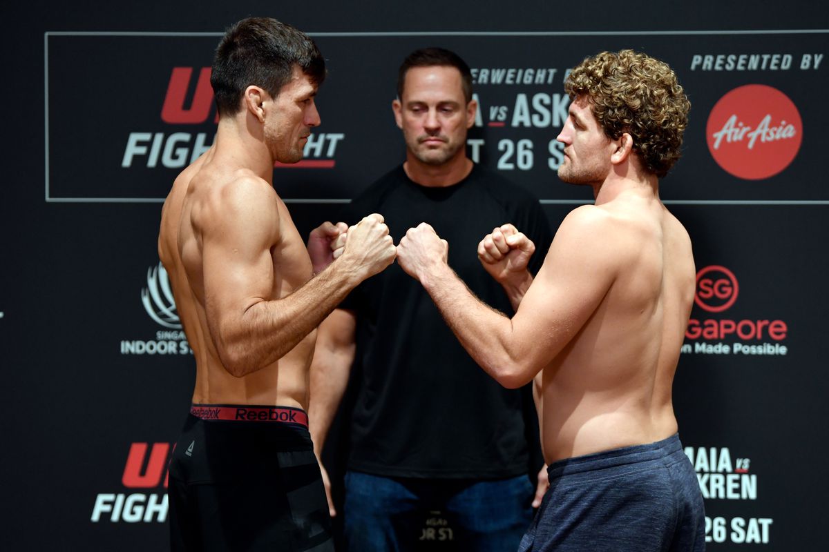 Maia beats Askren at the UFC Singapore