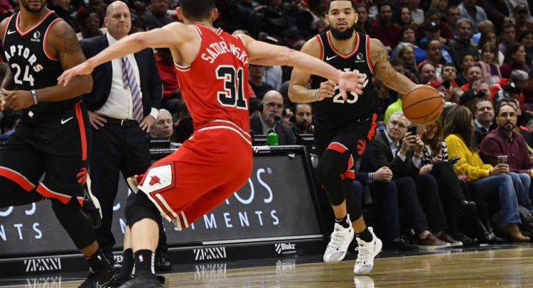 Raptors easily defeat Chicago Bulls on the road, 108-84