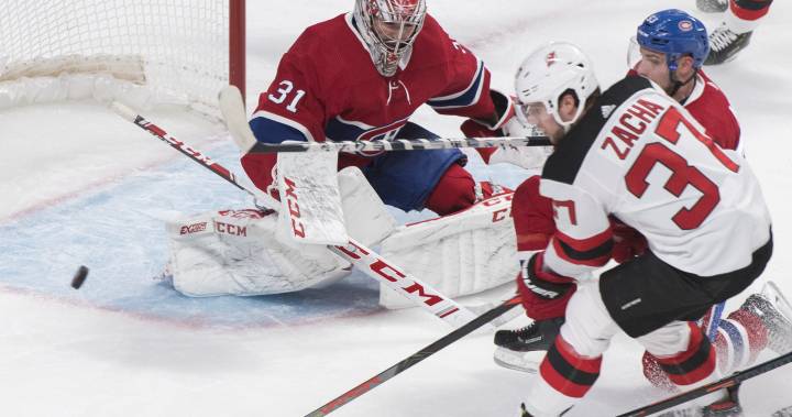 Canadiens lose their 6th in a row, Devils win in Montreal, 6-4