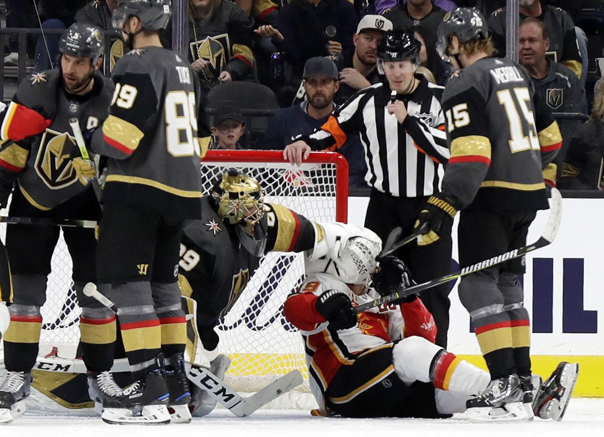 Vegas Golden Knights trash Calgary Flames, 6-0