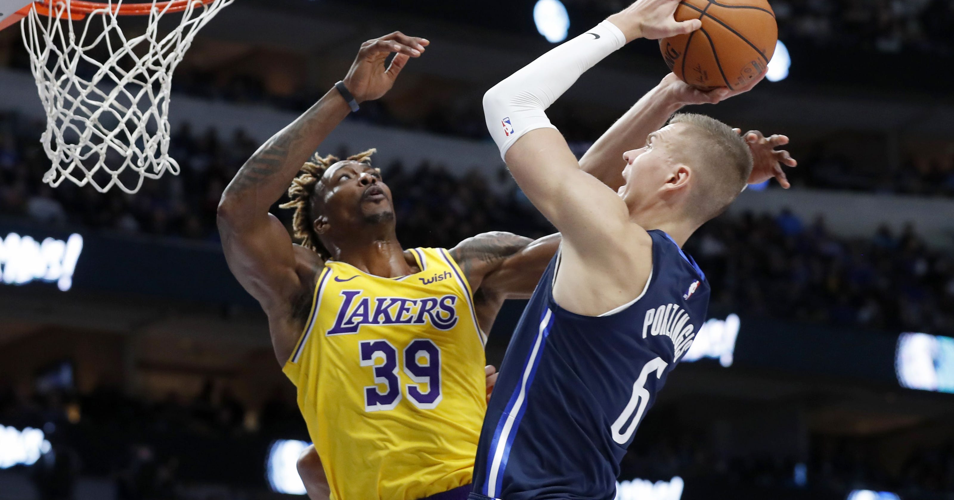 Los Angeles Lakers rally to beat the Mavs in OT, 119-110