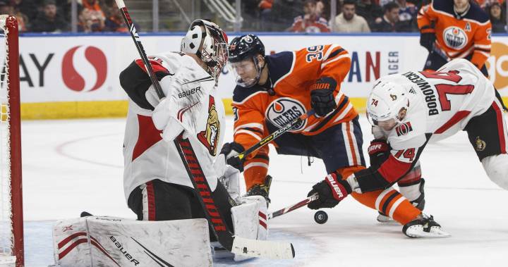 Ottawa Senators' five-game losing streak ends against Edmonton Oilers, 5-2