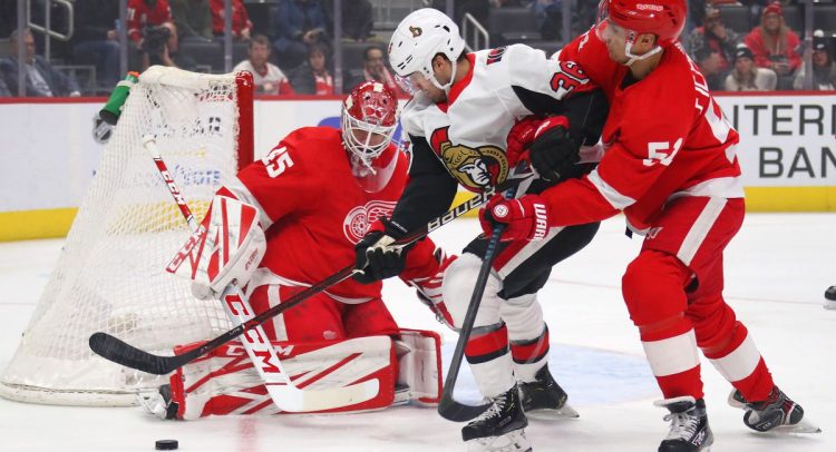 Ottawa Senators lose their sixth in a row in Detroit, 2-3 SO