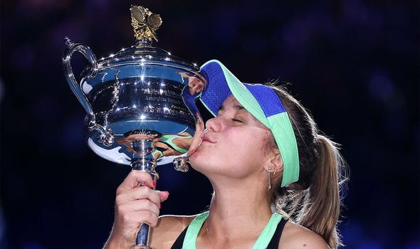 Sofia Kenin beats Garbine Muguruza to win the Australian Open !!