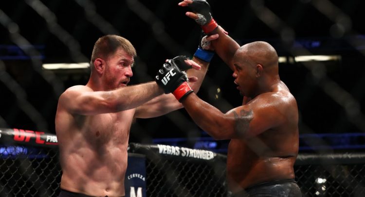 Stipe Miocic and Daniel Cormier