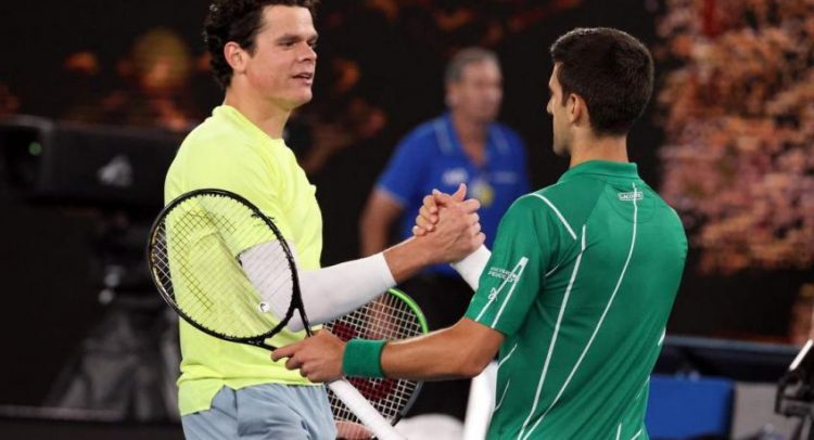 Djokovic against Raonic
