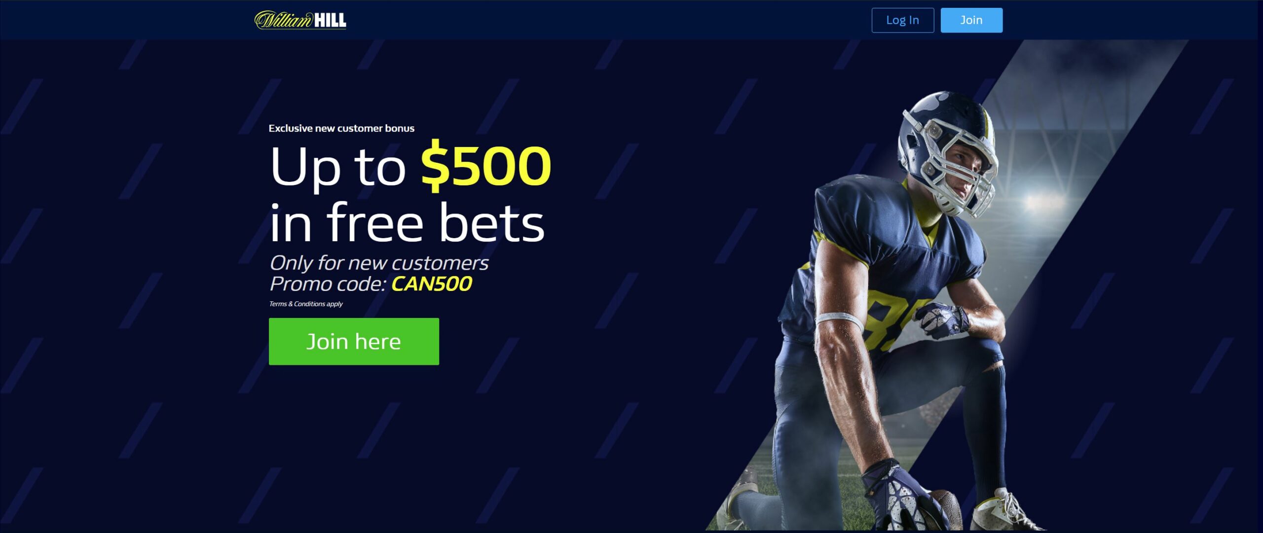 william hill welcome offer